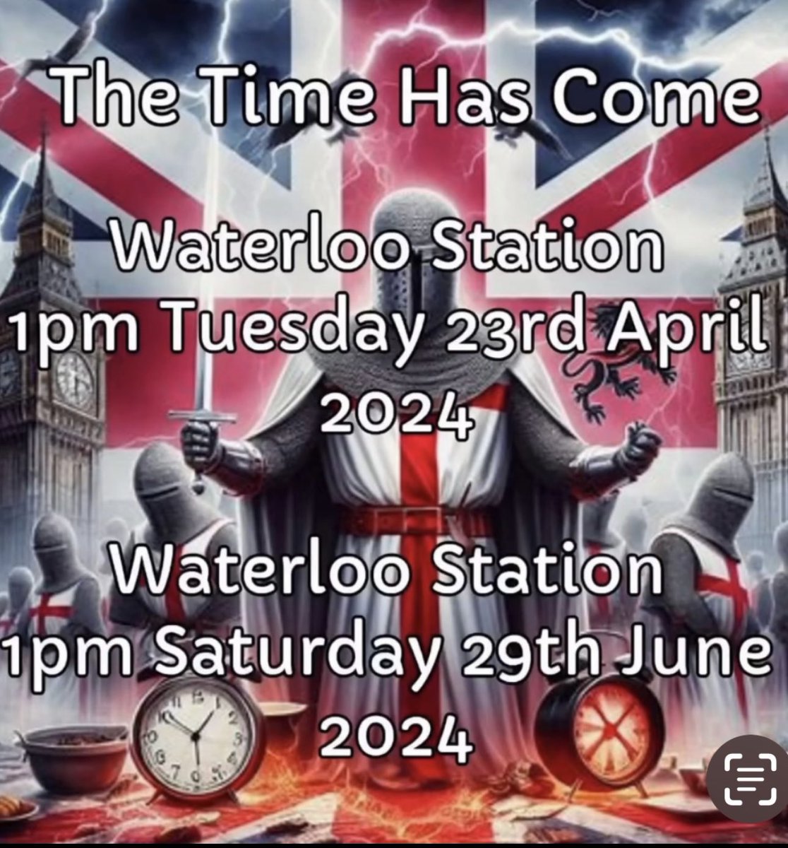 British people must stand together now to save our country, no one else is going to.

Let’s get this REPOSTED and TRENDING, and get a million people there to send a clear message to the government 🏴󠁧󠁢󠁥󠁮󠁧󠁿

#MillionMarch
#StGeorgesDay
#Britain
#SaveTheUK
#IslamIsTheProblem