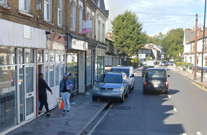@DonnachadhMc - Southbridge Rd. Croydon. I have been trying to get Cycle Racks installed outside the shops, so cyclists can shop & act as Bollards to stop constant illegal parking. Is there legal guidance on pavement width or how narrow it can be ?. Does this look wide enough ?