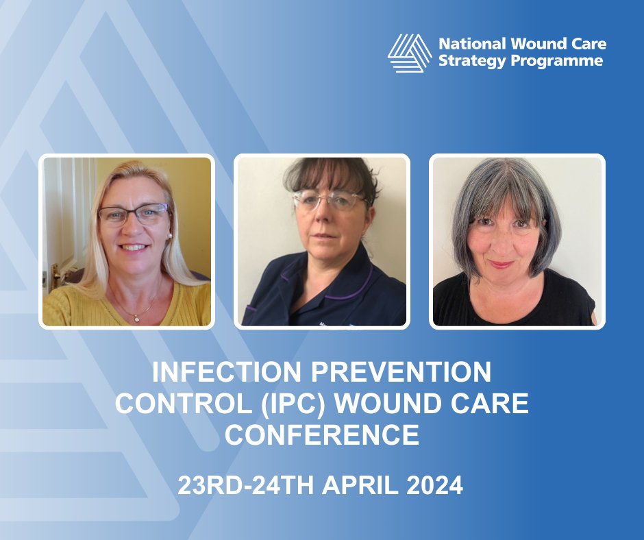 NWCSP Clinical Leads, Jacqui Fletcher and Jacky Edwards will be speaking at the national IPC Wound Care Conference, an event which will also feature a recorded NWCSP programme overview message from Una Adderley: infectionpreventioncontrol.net/wound-care/ #WoundCare #PressureUlcers #SurgicalWounds