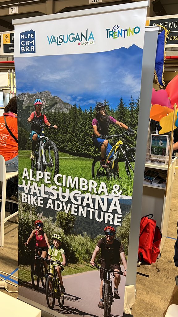 AlpeCimbra's tweet photo. #fieradelcicoturismo…here we are https://t.co/LWjLPICCml