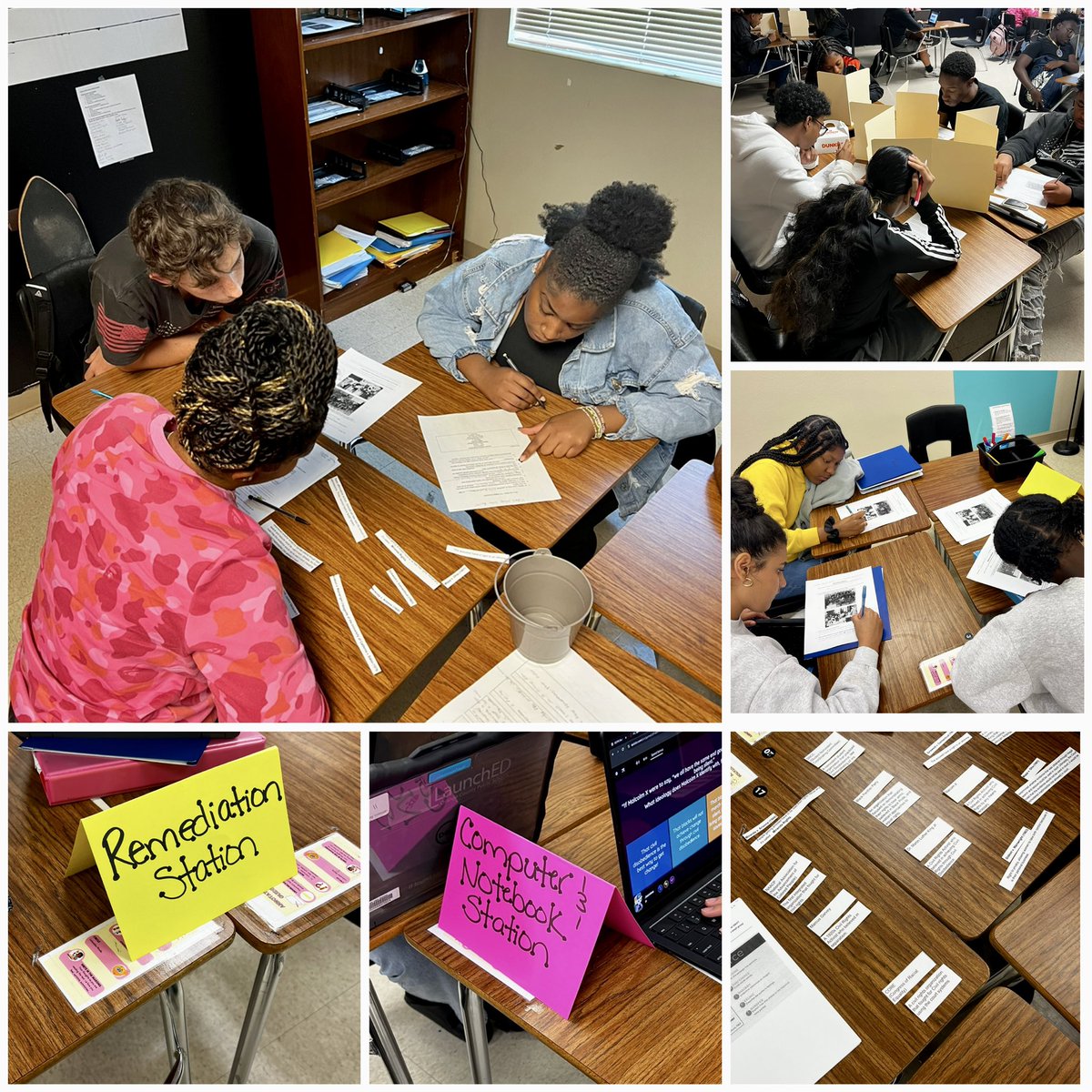 OcoeeKnights's tweet photo. With just 19 instructional days remaining until the U.S. History EOC and we are in full review mode. Students start class with EOC practice questions and then rotate through 3 stations: a remediation station, a stimulus station, and a computer/INB station. #ThisIsOcoee @hsdocps https://t.co/jUerRNAmth