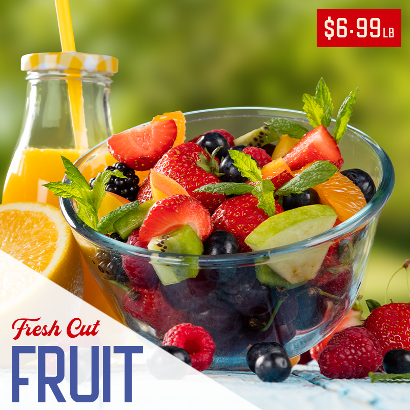 Fresh cut fruit available at George's! #healthychoices #healthyfood #GeorgesMarket