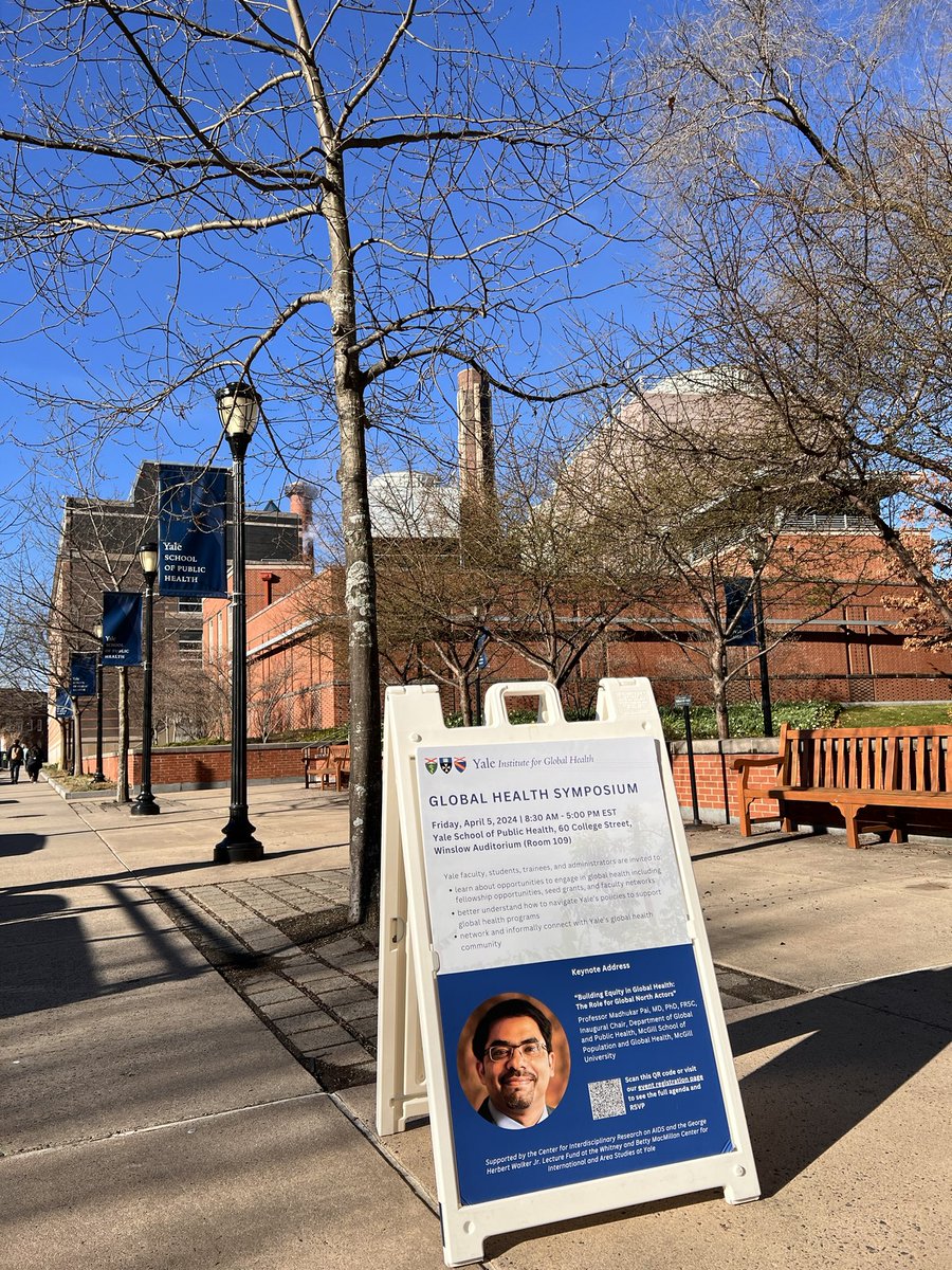 The Global Health Symposium has officially started with opening marks from Interim Director of @YaleGH and Megan Ranney, Dean of @YaleSPH. Stay tuned throughout the day for updates 🌏 #globalhealth #globalhealthatYale