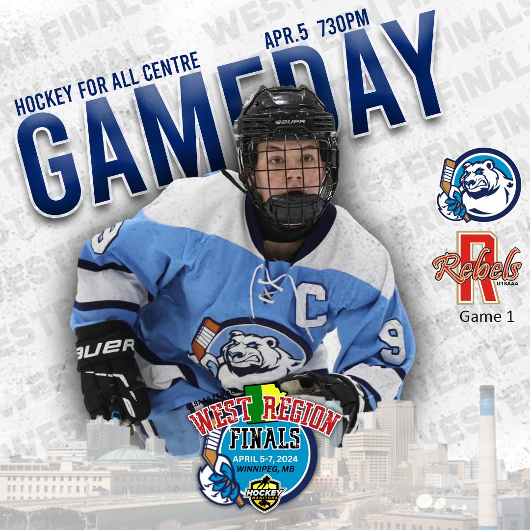 WESTERN REGIONALS!! The day is here! The ICE take on the @ReginaRebels in a best of 3 series with the winner moving on to the @HockeyCanada Esso Cup in BC. Puck drop: 7:30pm🏒🏒 Come cheer us on at the @hockeyforallctr !! #GOICEGO🥶