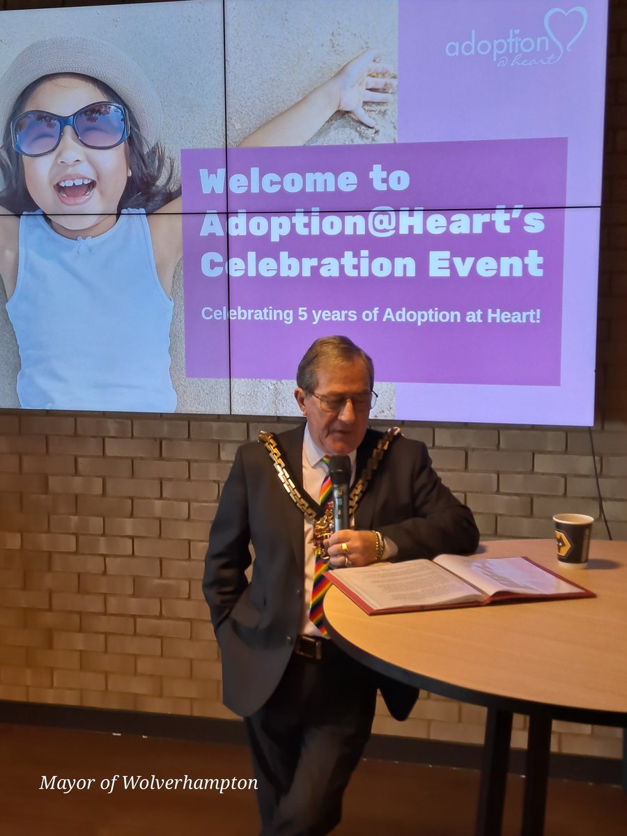 The Black Country's adoption agency, Adoption at Heart, celebrates its 5th birthday. Run by the 4 councils, it gas gone from strength to strength finding permanent homes forbour most vulnerable children. I pay tribute to all involved, thank you for your hard work and dedication.