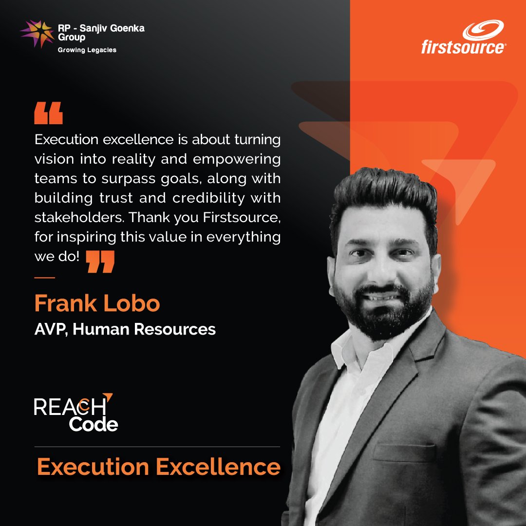 sourcepoint_'s tweet image. Our values - REACCH serve as guiding principles that influence our behaviors, decisions, and actions.
E-Execution Excellence - refers to how we challenge the status quo to delivers nothing short of excellence!
#LifeAtFirstsource