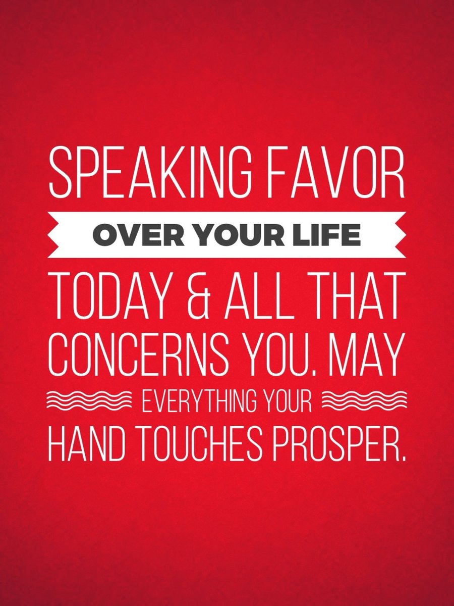 Speaking blessings and favor over you  today—let's see everything we touch thrive! 💖 If you're with me, drop a heart and tag a buddy who could use a boost. God’s got us! 🙌 #BlessedVibes #FaithFilledLife  #BlessedAndFavored #WalkInFaith