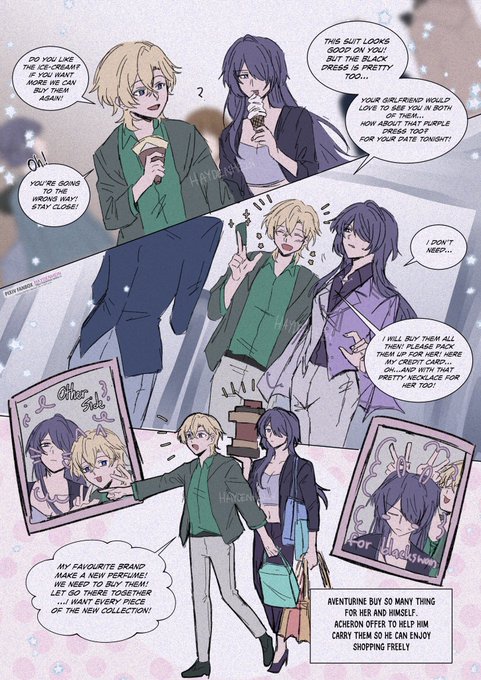 acheron and churin being bestie!!💖💖💖
they would have a very cute friendship!🥰 