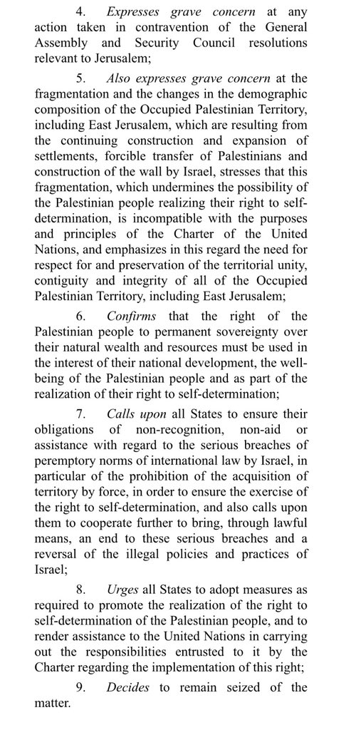 Human Rights Council, today, adopted resolution entitled “Right of the Palestinian people to self-determination”. Texts of the statement by @drbahmad72 and the adopted resolution 👇🏼
