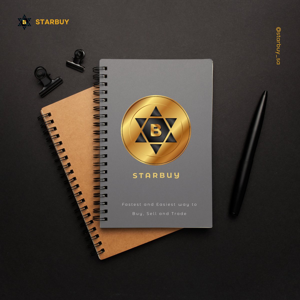 Starbuynftsa's tweet image. Ready to sketch out your crypto success? 🖊️📈 With #Starbuy, your trading strategy goes from draft to reality, seamlessly. Buy, sell, and trade with ease—let&apos;s write your financial future together! #TradingSimplified #YourStarbuyJourney #UsTogether #BeyondTheBlockchain