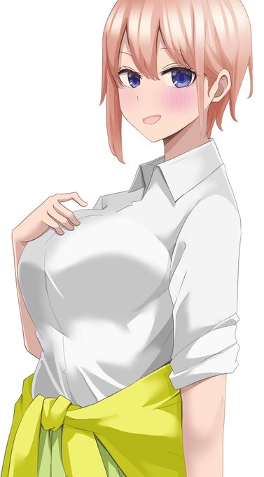 「breasts hand on own chest」 illustration images(Latest)