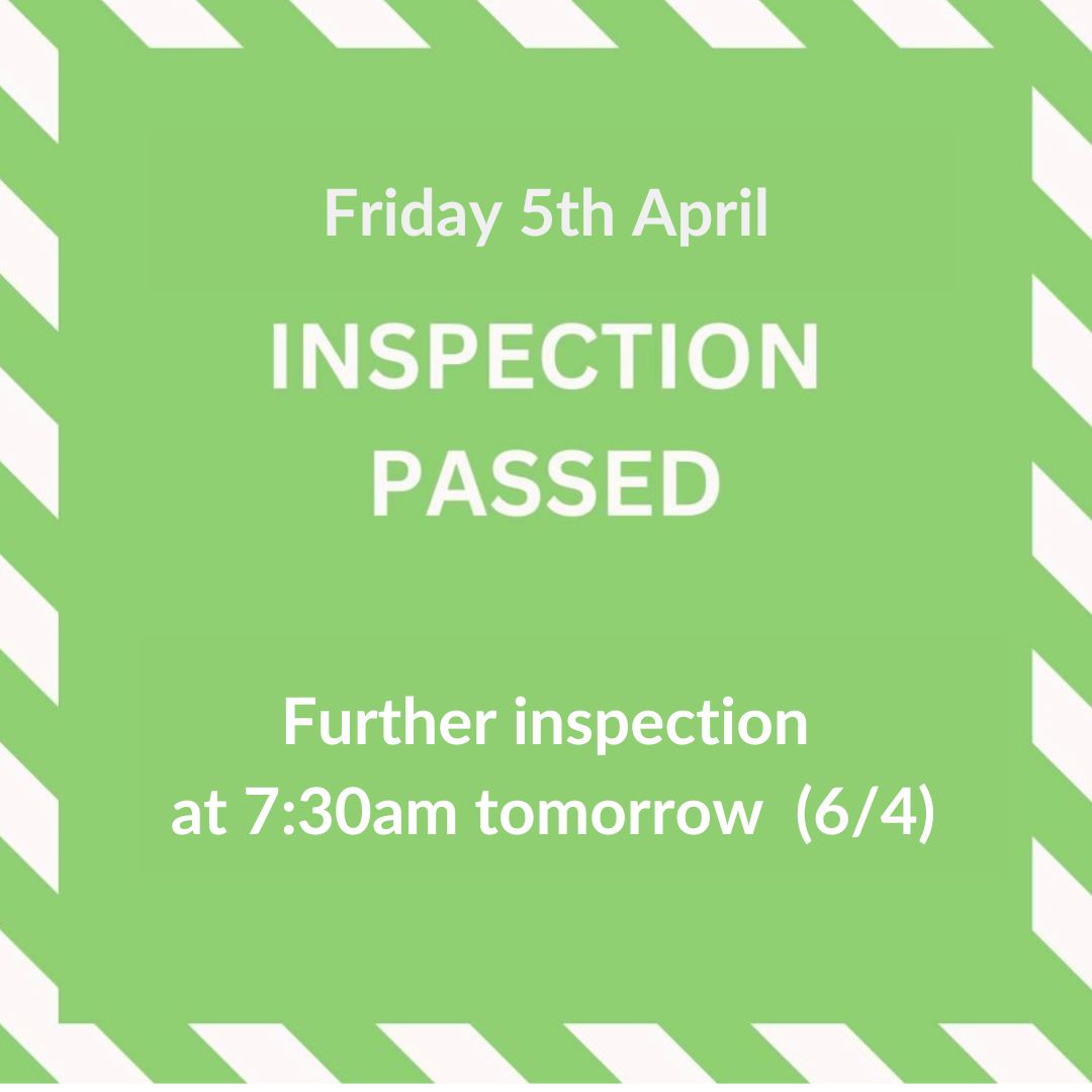 Following our precautionary inspection at 2pm, the track is currently raceable with no rain since 7:30am. We are optimistic that we will be able to race tomorrow however due to variable forecasts, we will be holding another precautionary inspection at 7:30am tomorrow.