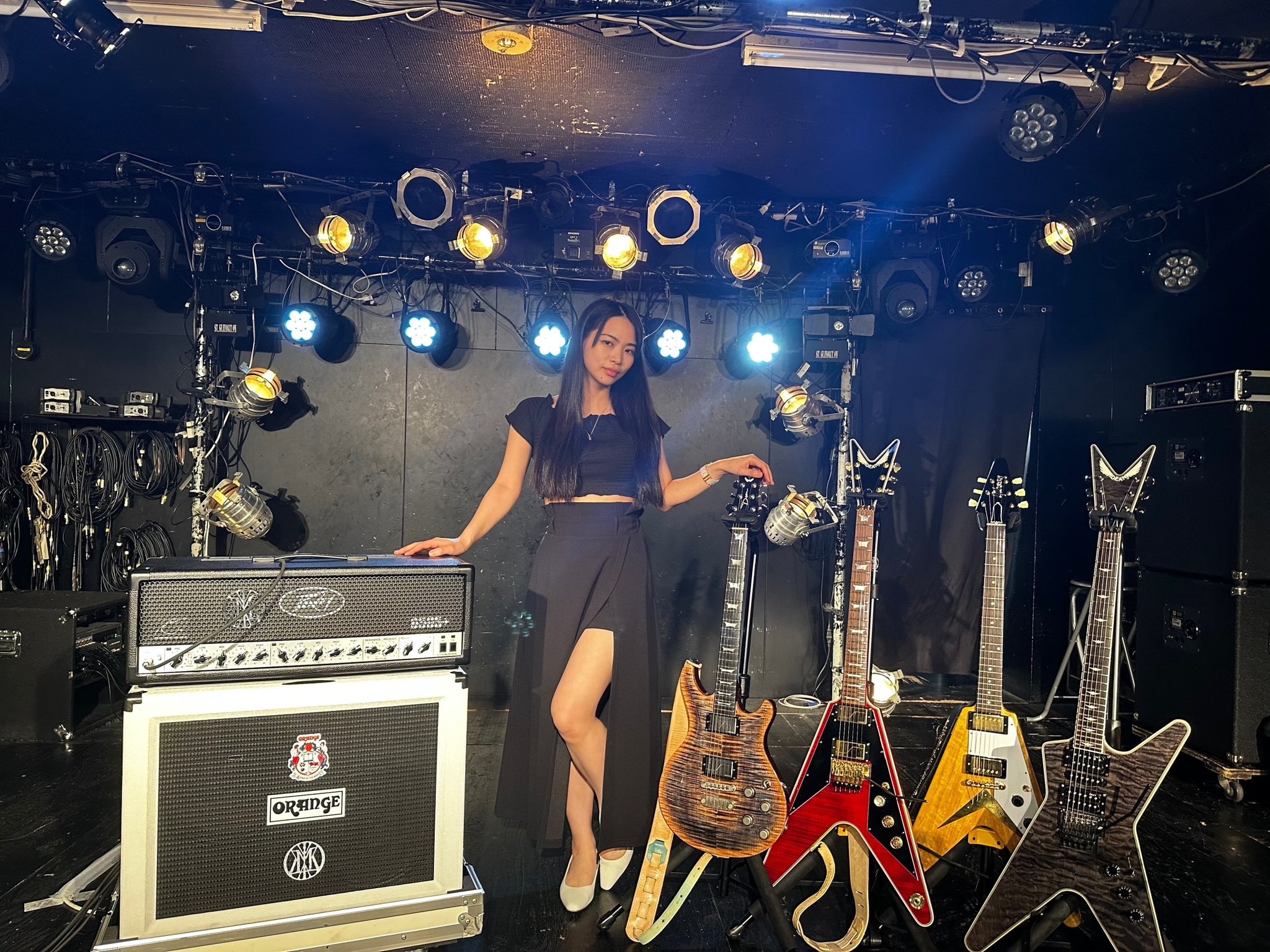 LOVEBITES  miyako ギターセミナー　Tシャツ名古屋　キーホルダ付 新品】LOVEBITES miyako スペシャルギターセミナー限定Tシャツ
