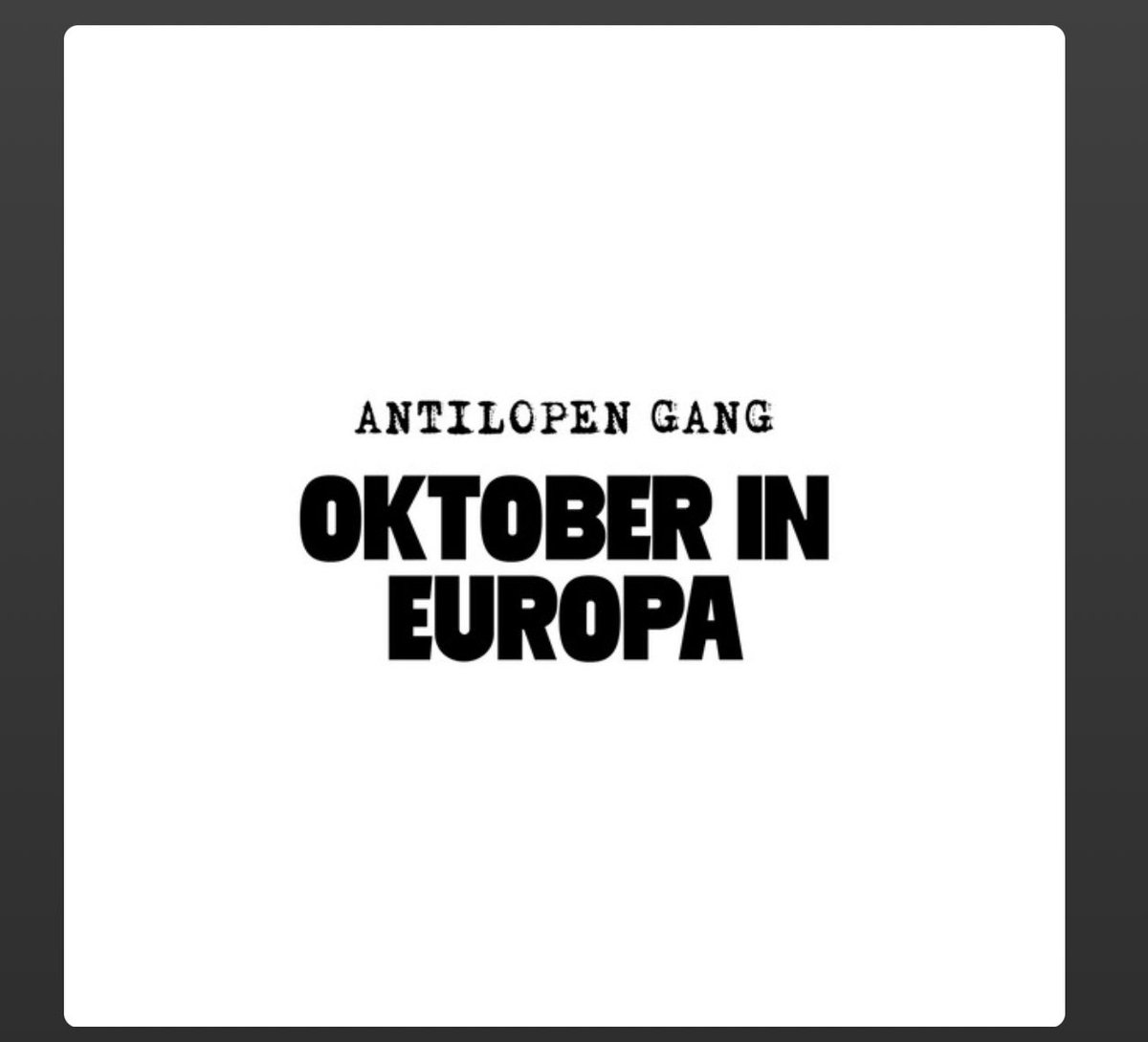 Großartiges Lied der Antilopen Gang @antilopengang zum 7. Oktober und der Stimmung in Deutschland. YouTube: mit Text (Link unten) Spotify: open.spotify.com/track/3d40QNJh…