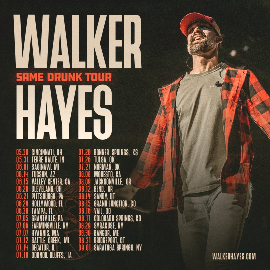 Same Drunk tour coming atcha! So jacked about this tour I can’t stand it😤😤 Really been missing y’all and the rush of hearing a packed house sing AA💪😂 Preciate y’all so much and look forward to hanging🦆🦌 Presale starting TODAY at 10a CT...text me for the code 615-808-8426