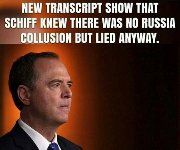 Adam Schiff took part in an attempt to overthrow a duly elected president, which is Treason....who else wants Trump to file charges & prosecute the shit outta his ass