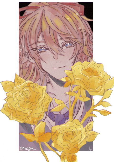 「yellow rose」 illustration images(Latest｜RT&Fav:50)