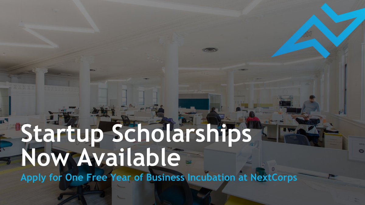 Last chance! Today marks the final day to apply for a #startup scholarship at NextCorps. Apply for one year of free business incubation to supercharge your entrepreneurial journey. nextcorps.org/startup-schola…