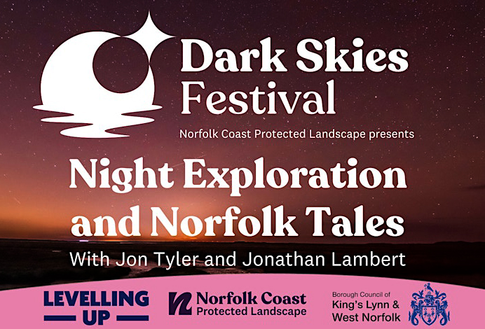 Shhh! Just to let you know, there are a few remaining FREE spaces you can book to attend the superb 'Night Exploration & Norfolk Tales' event at the Hunstanton Observatory on the evening of Friday April 12th - more details and to book here: rb.gy/i8hzhc