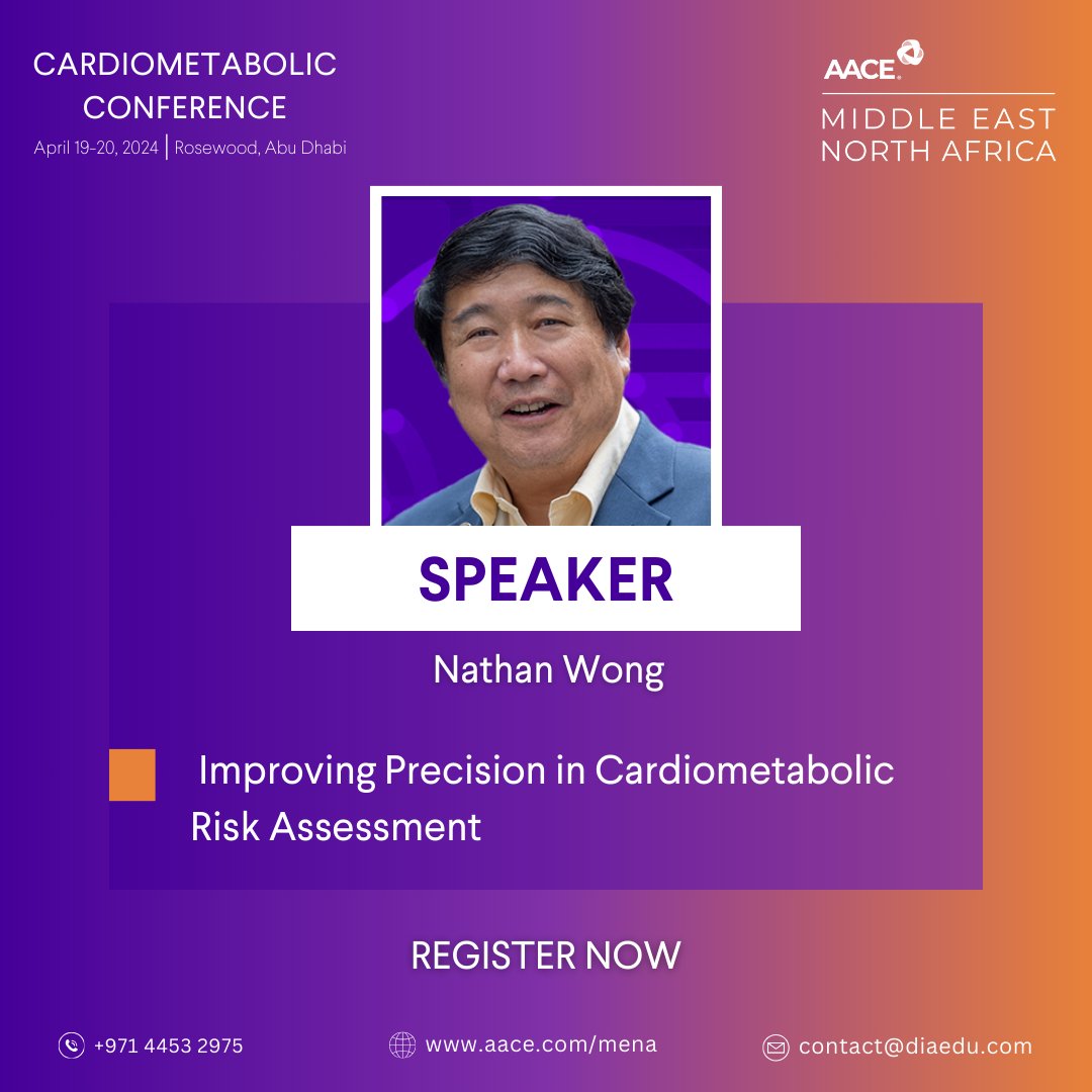 AACEMENA's tweet image. 📣#FacultyHighlight 
View our highlighted speaker lineup for the AACE MENA Cardiometabolic Conference. Prepare to immerse yourself in one of the region&apos;s premier conferences, delving into the latest insights on cardiometabolic health. Network with fellow professionals and forge…