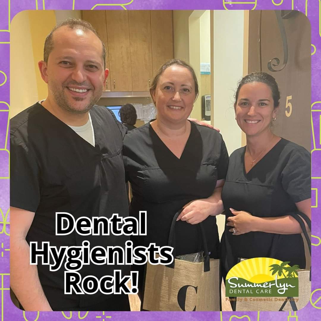 This week marks National Dental Hygienists Week, and we're thrilled to celebrate our amazing team of hygienists at Summerlyn Dental! 🦷🪥💜

 #BradfordDentist #dhpurplepride #summerlyndental #bradfordontario