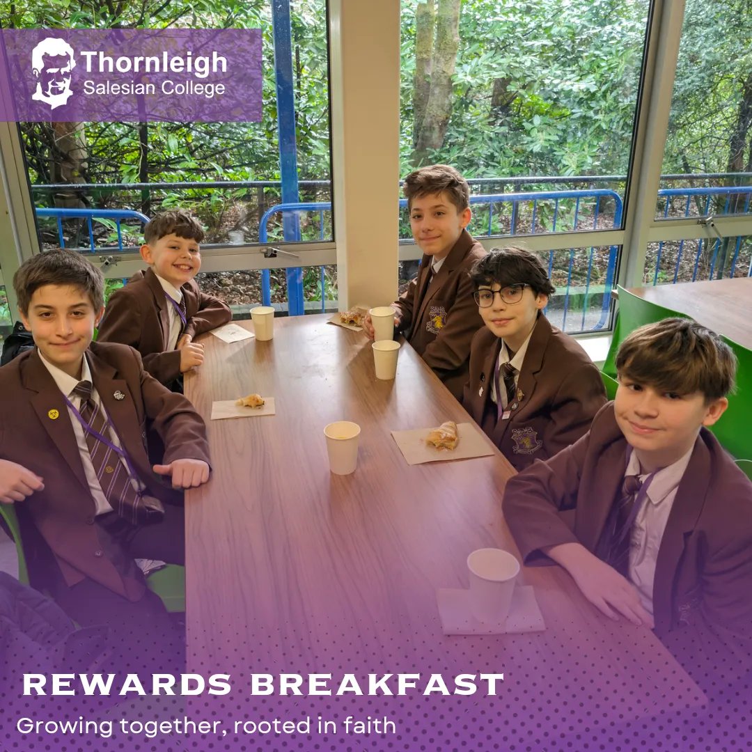 Congratulations to everyone who attended the rewards breakfast for the forms with the best attendance!