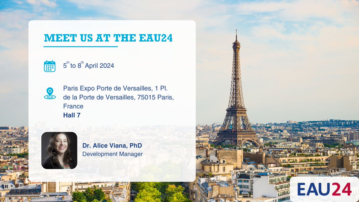 Today is #EAU24 kick off! We're eager to engage with the oncologists and urologists' community to explore cutting-edge #radiotheranostics solutions for #prostatecancer and #neuroendocrinetumors. Our colleague Alice Viana will be representing our foundation in the coming days.