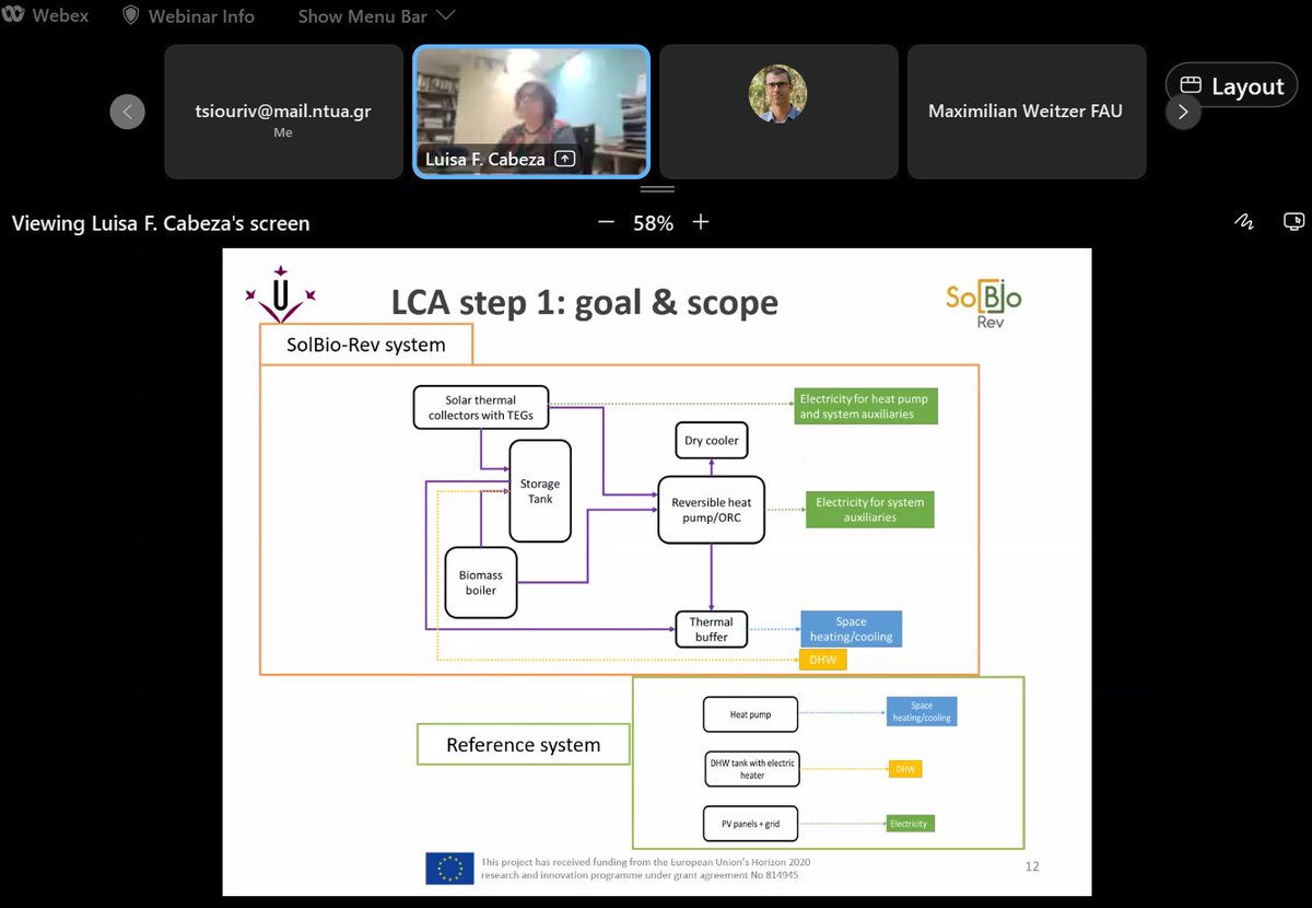 Thrilled to have hosted today's webinar on Innovating Renewable Energy System for Covering a Large Share of Energy Needs in Buildings.Thankful to our speakers <a href="/KarellasSotiris/">SotirisKarellas</a> <a href="/AndreaFrazzica/">Andrea Frazzica</a> <a href="/luisafcabeza/">Luisa F. Cabeza</a> AntoniosCharalampidis,MaximilianWeitzer
and the participants who joined us