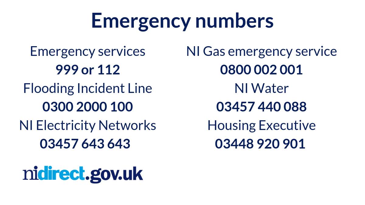 With a weather warning in for the weekend - including strong winds on Saturday 6 April - please take care. There could be danger from large waves in coastal areas or flying debris, and risk of travel delays, road closures, power cuts, fallen trees. Emergency numbers 👇
