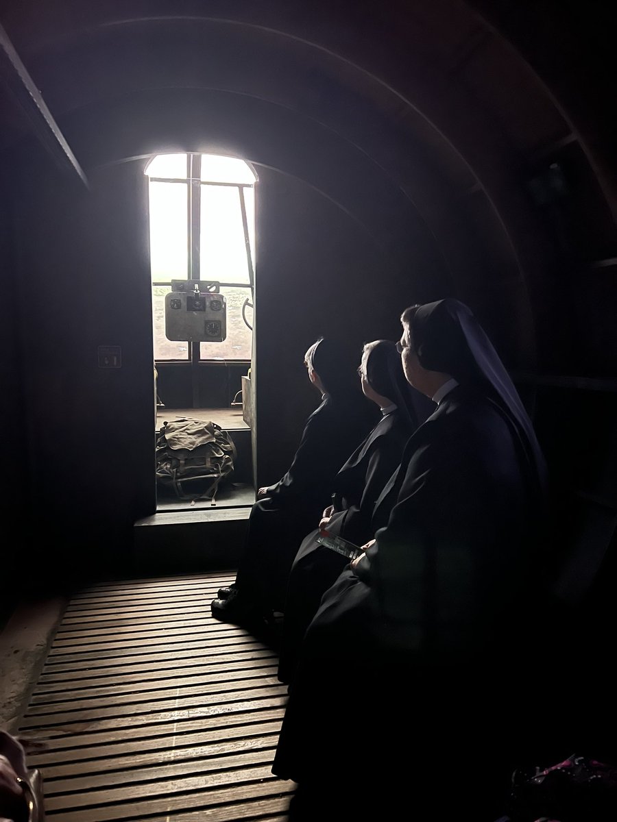 The airborne experience @airbornemuseum in the company of three nuns. It’s an artistic, surreal, and somewhat disturbing experience.