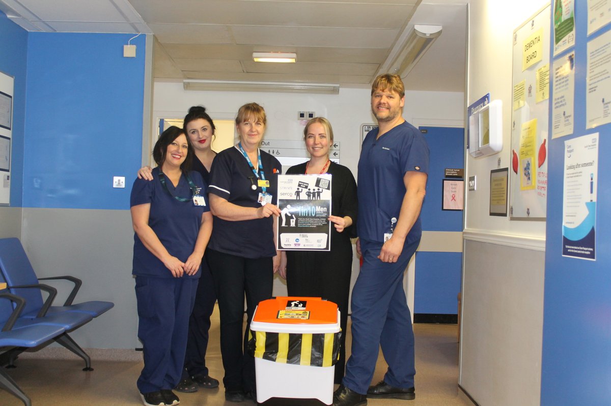 Have you noticed more bins in our male toilets recently? We are the first hospital trust in the North East to install sanitary bins in its male toilets in #JamesCookHospital as part of @ProstateUK 's #BoysNeedBins campaign. Find out more: southtees.nhs.uk/news/first-hos…