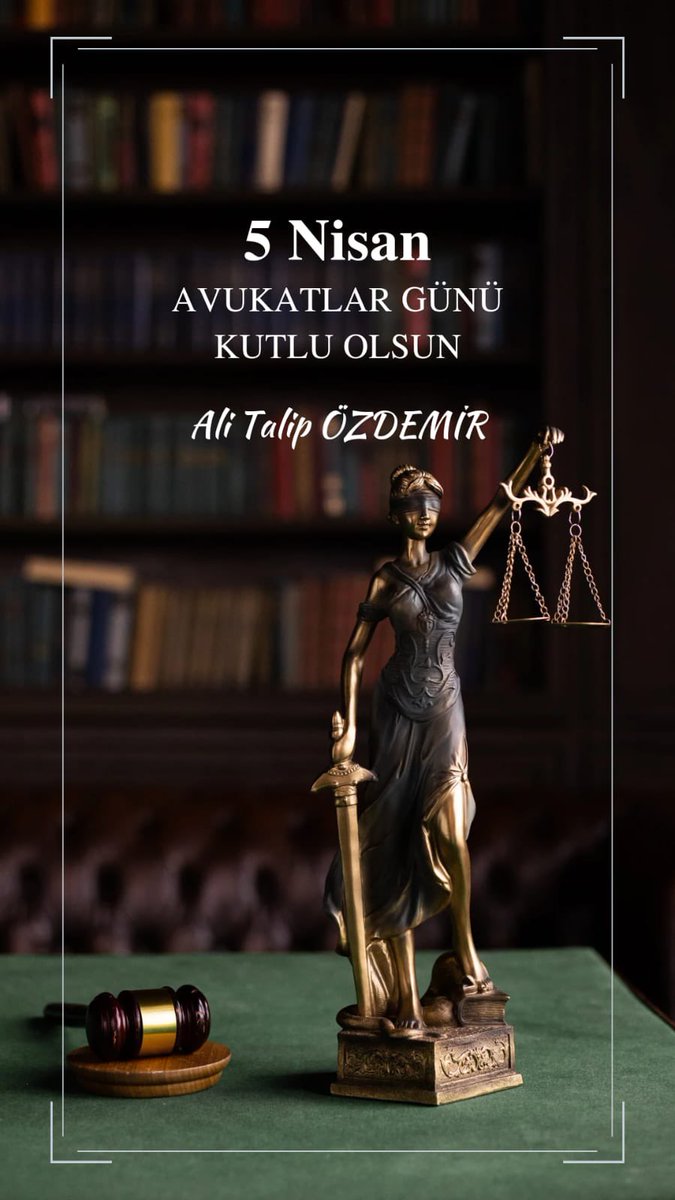 Adaletin teminatı, hukukun savunucusu olan tüm avukatlarımızın; Avukatlar Gününü kutlarım.

#AvukatlarGünü