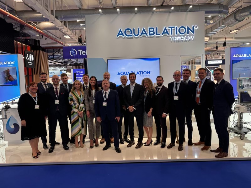 The Aquablation therapy team is saying 'bonjour' to #EAU24! Join us at booth F46 to discover innovative BPH therapy with superior results. #Urology #BPH #AquablationTherapy #EAUCongress