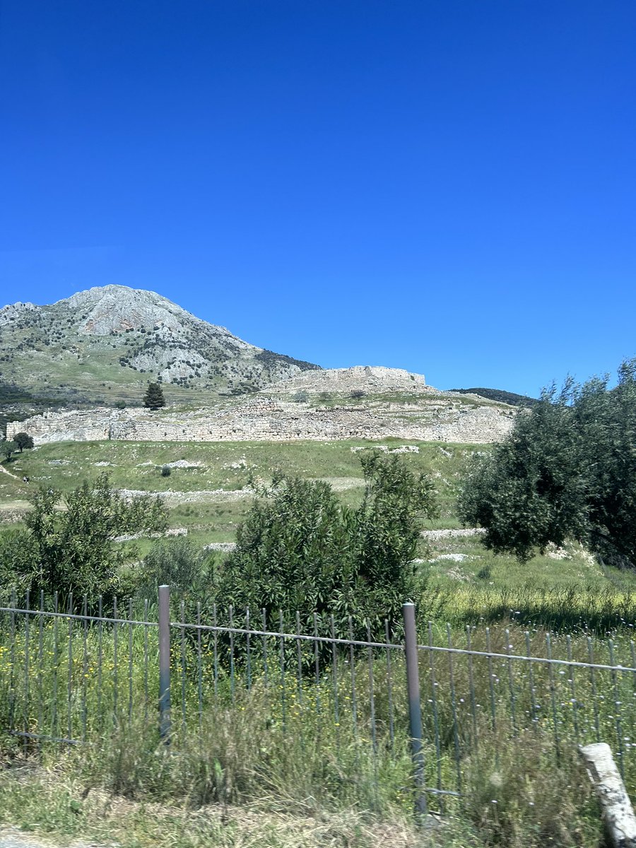 ClassicsMTS's tweet image. Final stop - Mycenae