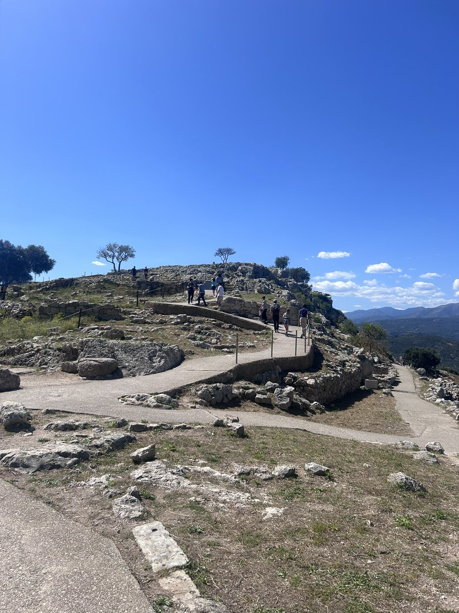 ClassicsMTS's tweet image. Final stop - Mycenae