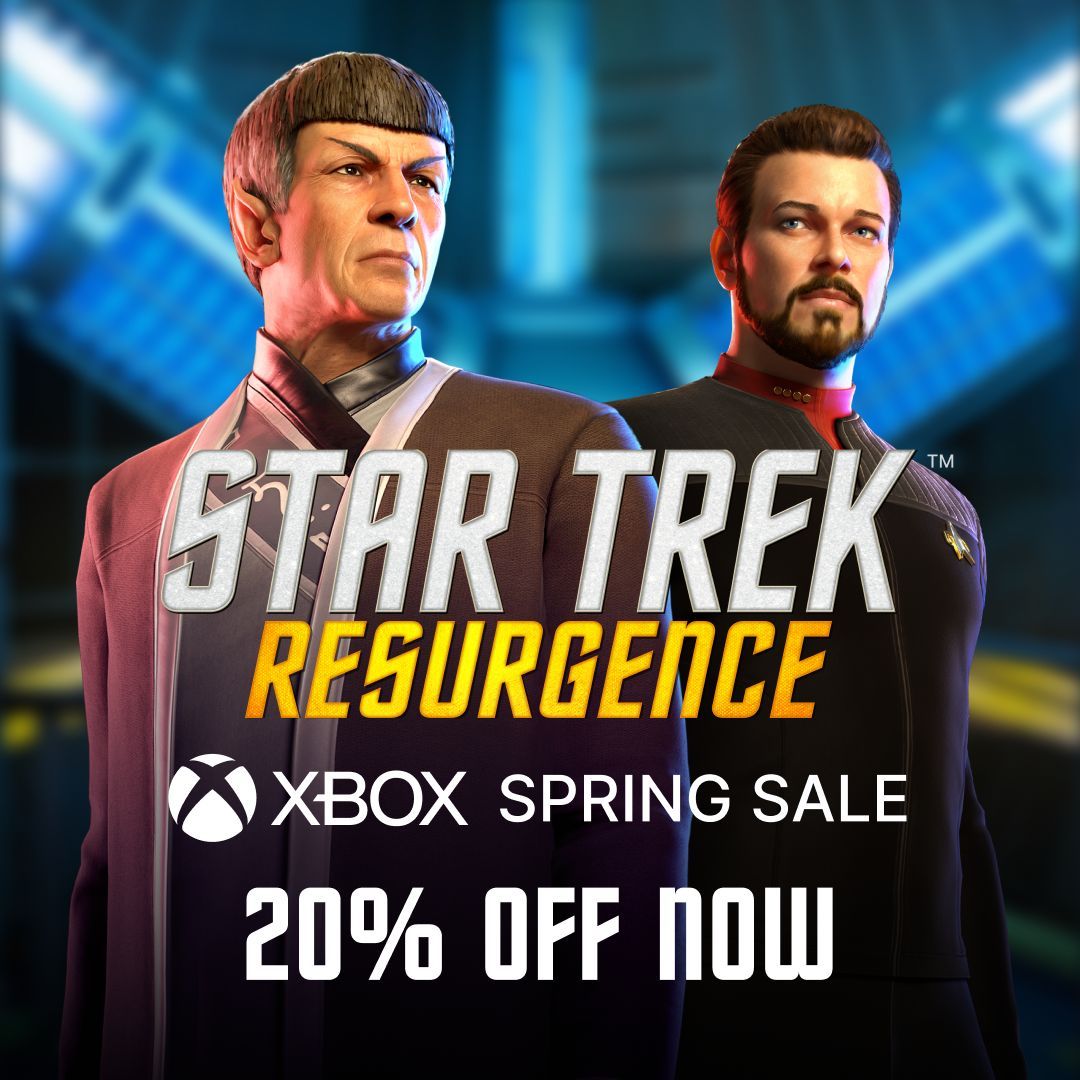 20% off #StarTrekResurgence in the #XboxSpringSale! Not a bad way to celebrate #FirstContactDay 🖖🚀