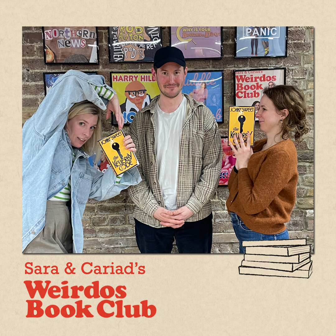 Catch up on the latest episode of the @weirdosbookclub podcast with Sara Pascoe and Cariad Lloyd to hear all about Jonny Sweet's debut novel, The Kellerby Code 🔥 🎧 apple.co/4akSCr4 🎧 open.spotify.com/episode/6FpY1E…