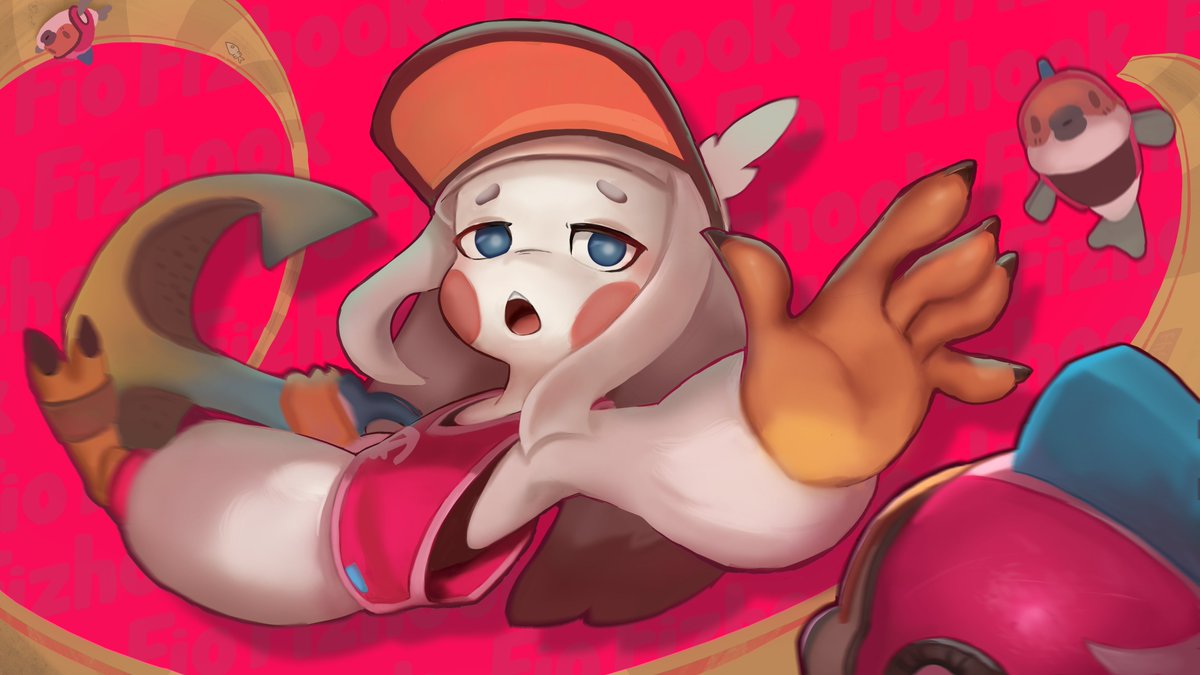 I have been working for last months on a game with Keiby. It is still on a very early stages but we are very excited to share the first look of Fio Fizhook!

Also here it is the Key Art I did for the Steam page: