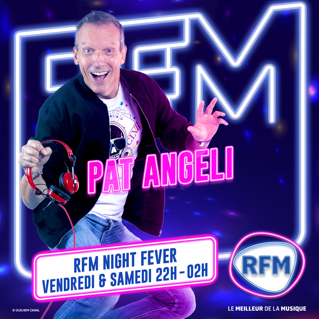 ✨ Chaque vendredi et samedi soir de 22h à 2h sur @RFMFrance, on danse avec @PatAngeli et #RFMNightFever !! ✨