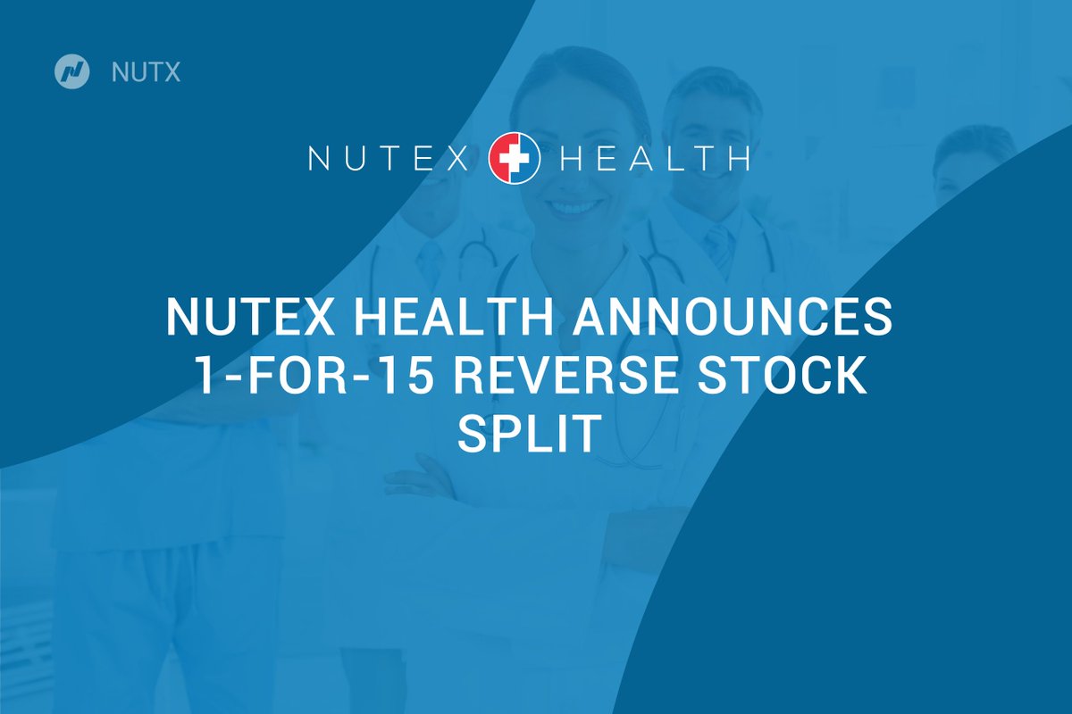 Today we announce a 1-for-15 reverse stock split of NUTX common stock effective with the market opening on Tuesday April 10, 2024.
hubs.ly/Q02rXTfw0