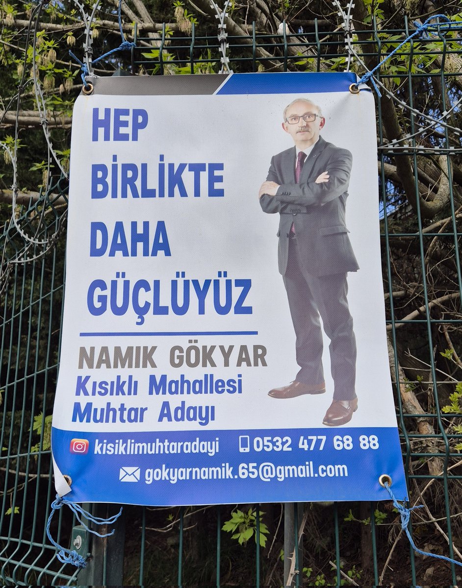 KK kısıklıdan aday olmuş.