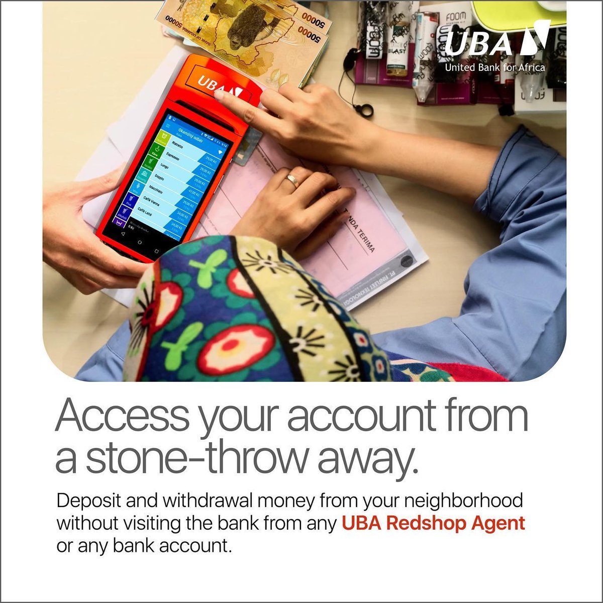 The bank that expands horizons, even to your neighborhood. Visit a UBA Agent today and transact conveniently. Click ubauganda.com/agency-banking/ to view a list of our Agents countrywide or call 0800100030/0780142329 or send an email to cfcuganda@ubagroup.com for more information.…
