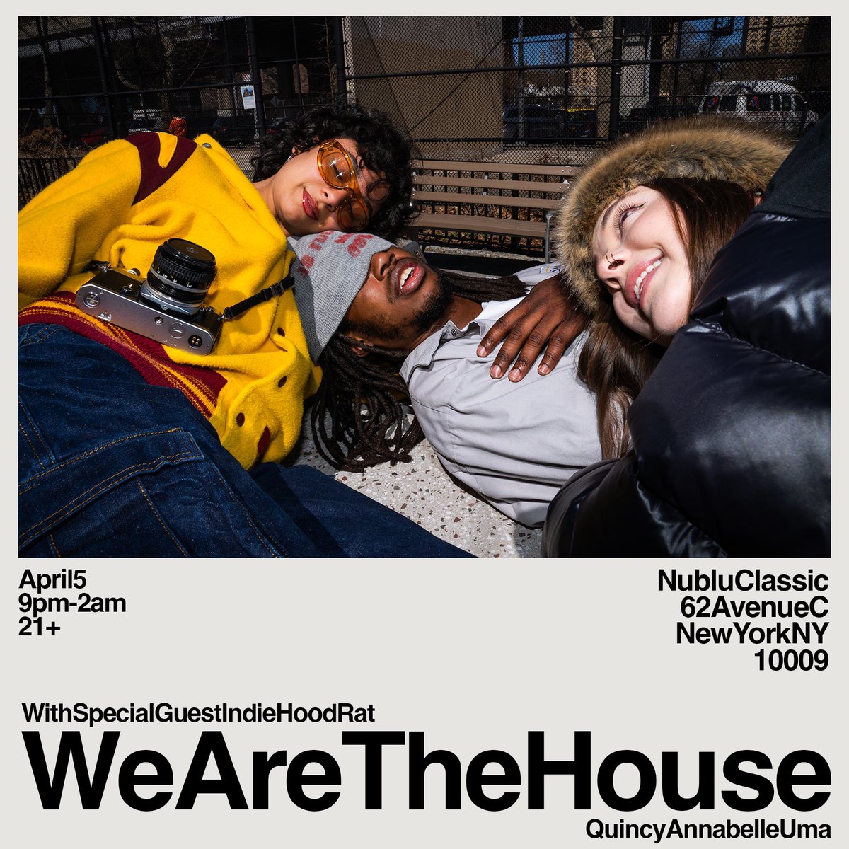 The debut of our DJ trio 'The House' is tonight at Nublu Classic 🏡 9pm-2am, be there 🫂