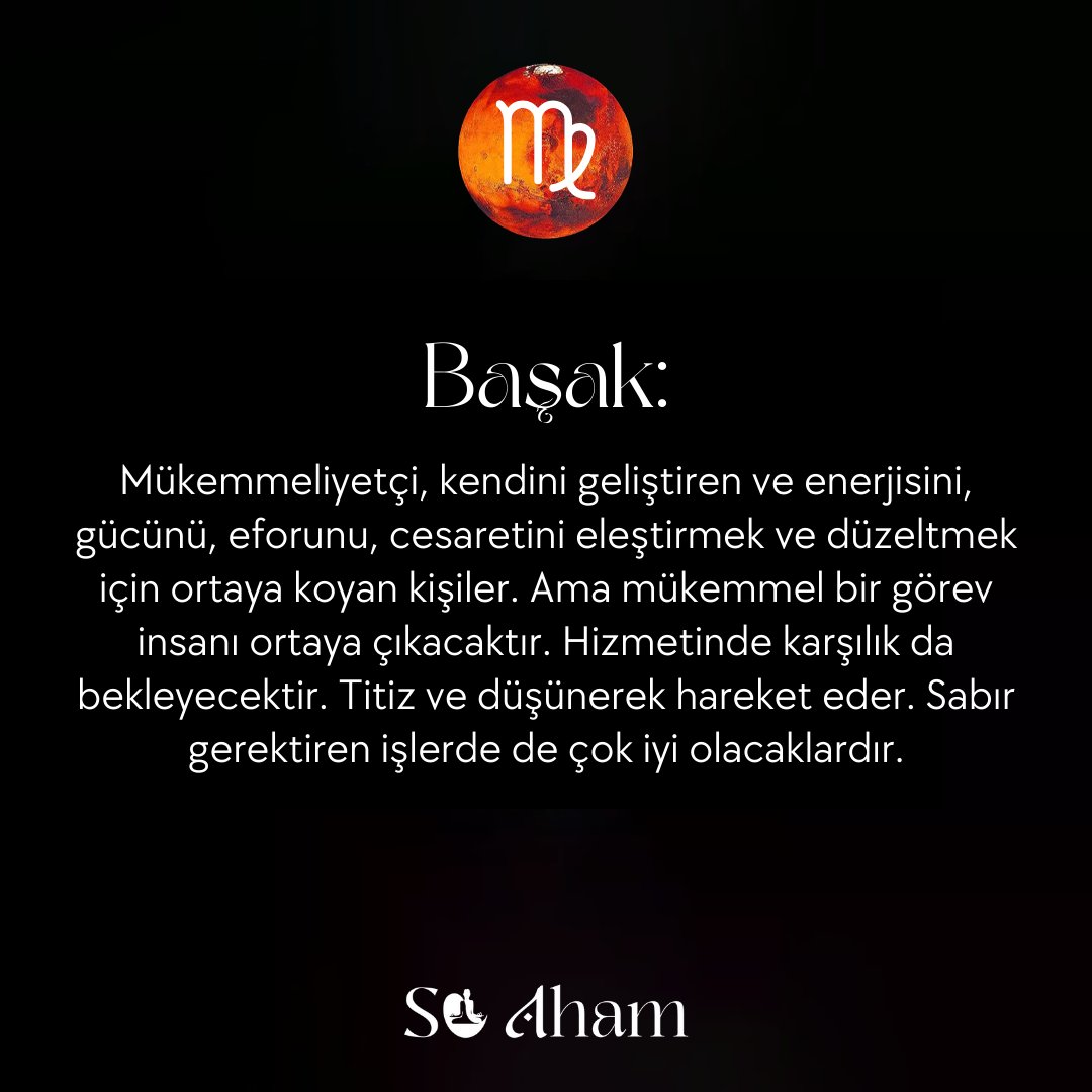 Hayatta kalma çabası da bazen savaşma bazen savunma olarak kendini gösterecektir. Yerleştiği ev aldığı açılarla beraber yorumlamak gerektiğini de hatırlatarak Mars burçlarda kendisini nasıl ortaya koyuyor, bakalım..

soaham.com.tr/tr/astroloji

#dogumharitasi #natalcharts #soaham