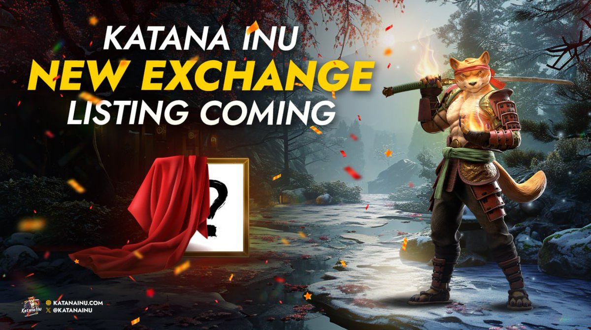 $Kata Fam rejoice!⚡️ 

We announced recently, that $KATA is on it's way to be listed on a new exchange and with it expand its reach.🥷

Name drop on Monday😎

Stay tuned for the updates! 💯