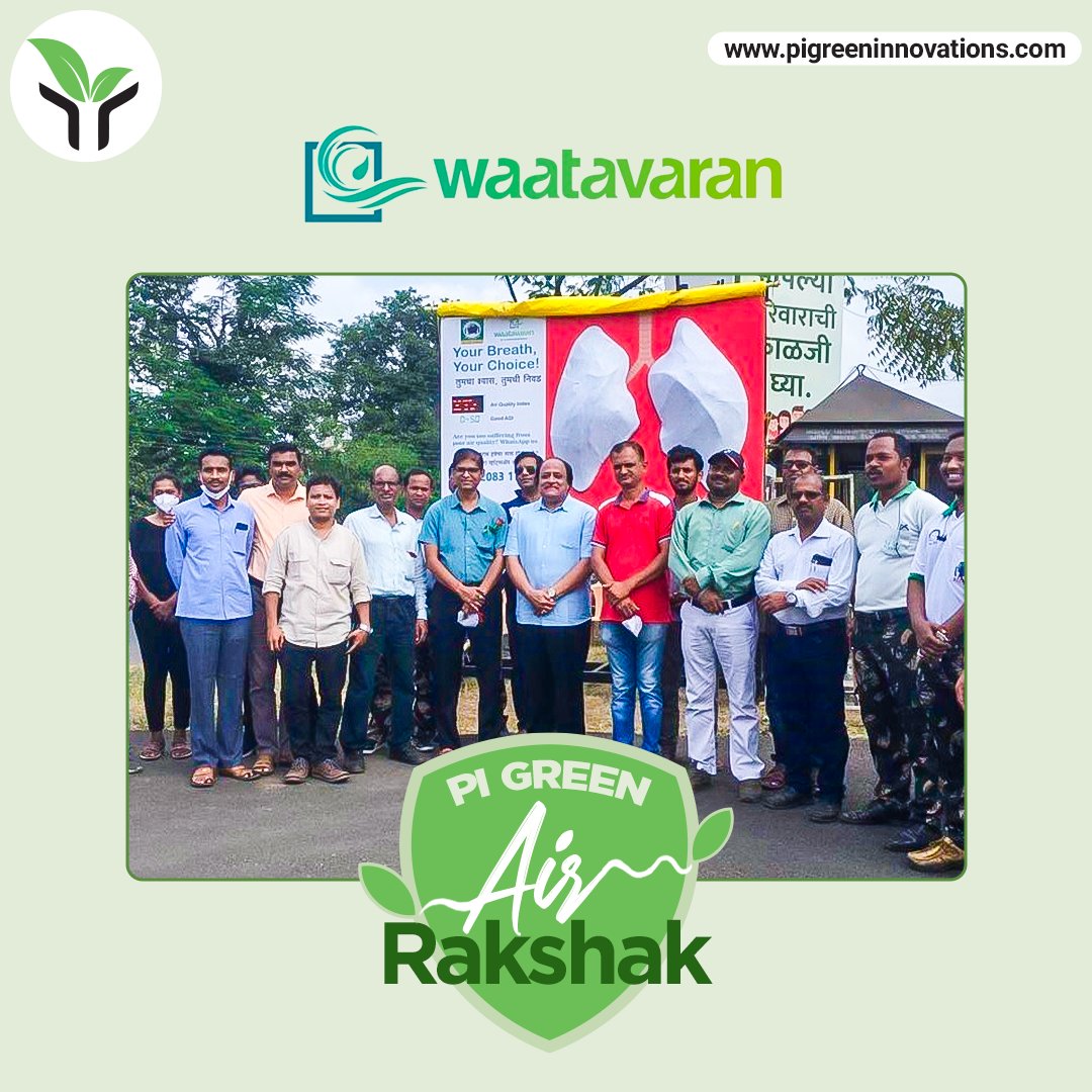 Our Pi Green Air Rakshak for the month is….

@Waatavaran!

Thank you for doing your bit to clean the air and help us move closer to #APollutionFreeTomorrow!

#PiGreenAirRakshak #Recognition #CleanerAir