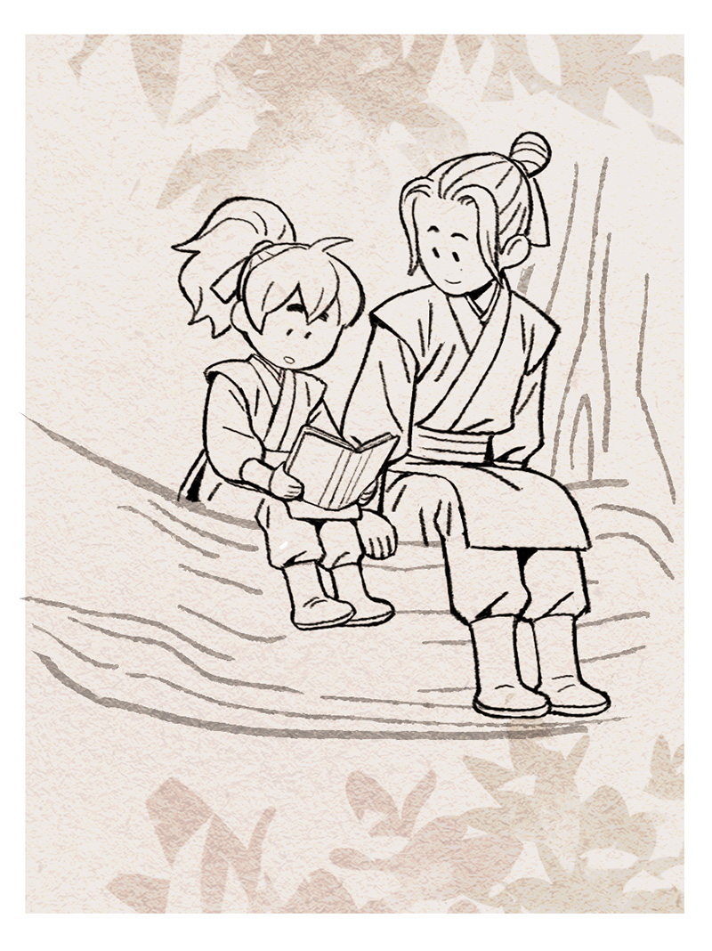 Guys, I'm so happy I just have to share here! 🥹 Tiny_sobek on ao3 wrote a short fic inspired by my 'reading lesson' comic and it's so, so cute and sweet, go give it a read! (I highly recommend their other quanyin fics too😁)

archiveofourown.org/works/54942967