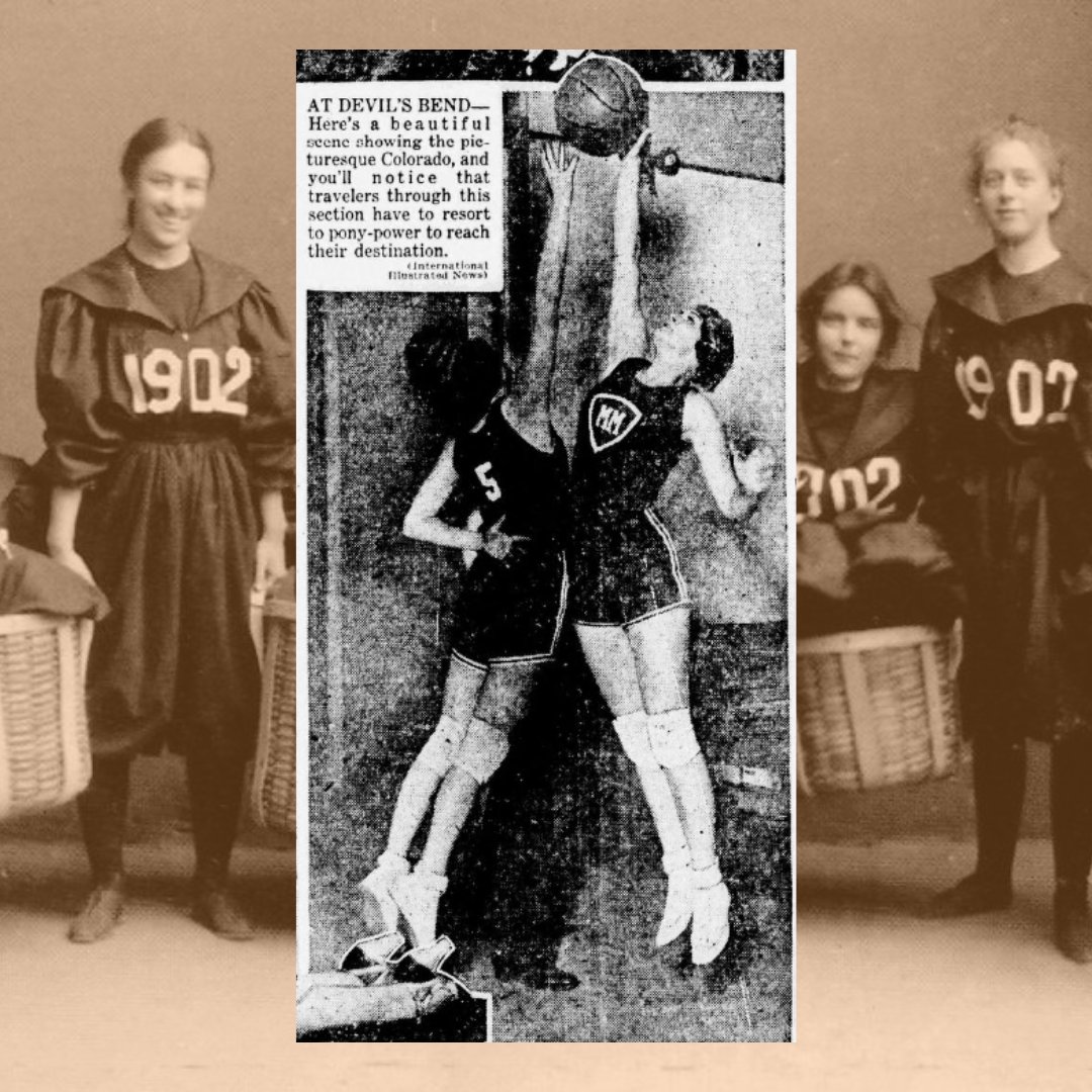 It's an #ArchivesHashtagParty!

This 1927 #ArchivesSnapshot stars Dorothy Oltedahl and Lillian Anderson of the May and Malone basketball team in Chicago.

Did you know women's basketball originated at Smith College in 1892?