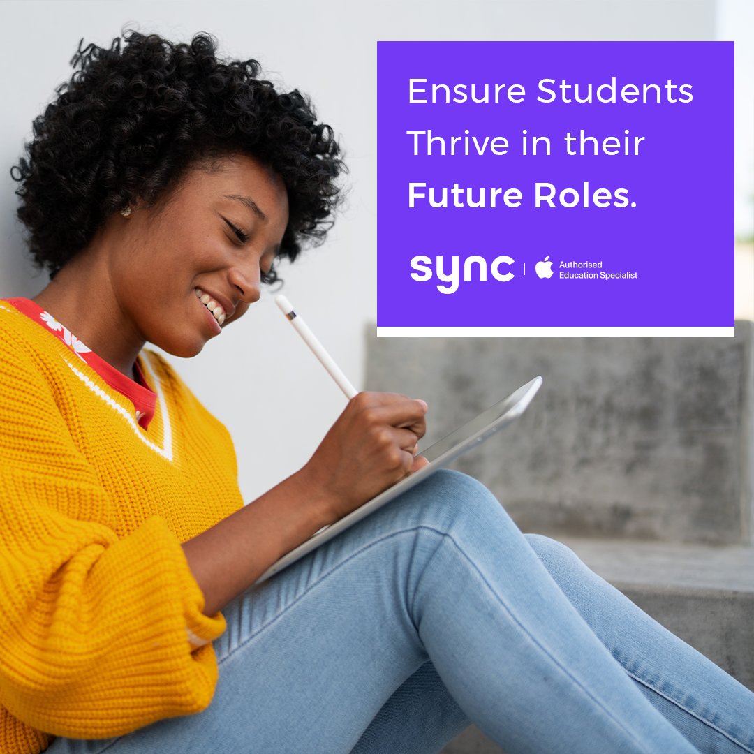 Empower your Students with Apple technology ✨ With 55% of all businesses using Mac within their workflows, students will likely find themselves working with Mac at some point in the future.* wearesync.co.uk/education/brid… #Apple #HigherEducation *Source: Parallels - Mac Survey