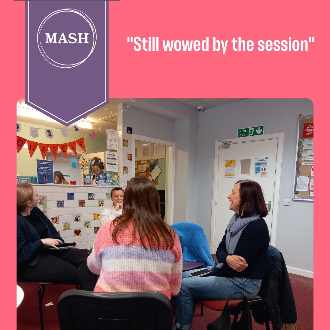On Tuesday, MASH and Sue's Space Trauma-Informed Practice Training was delivered by Involvement Coordinator, Lou, and Trustee, Colette, to a fantastic team of volunteers/staff. Sue’s Space is a group of a passionate and committed women, who have been supported by MASH.